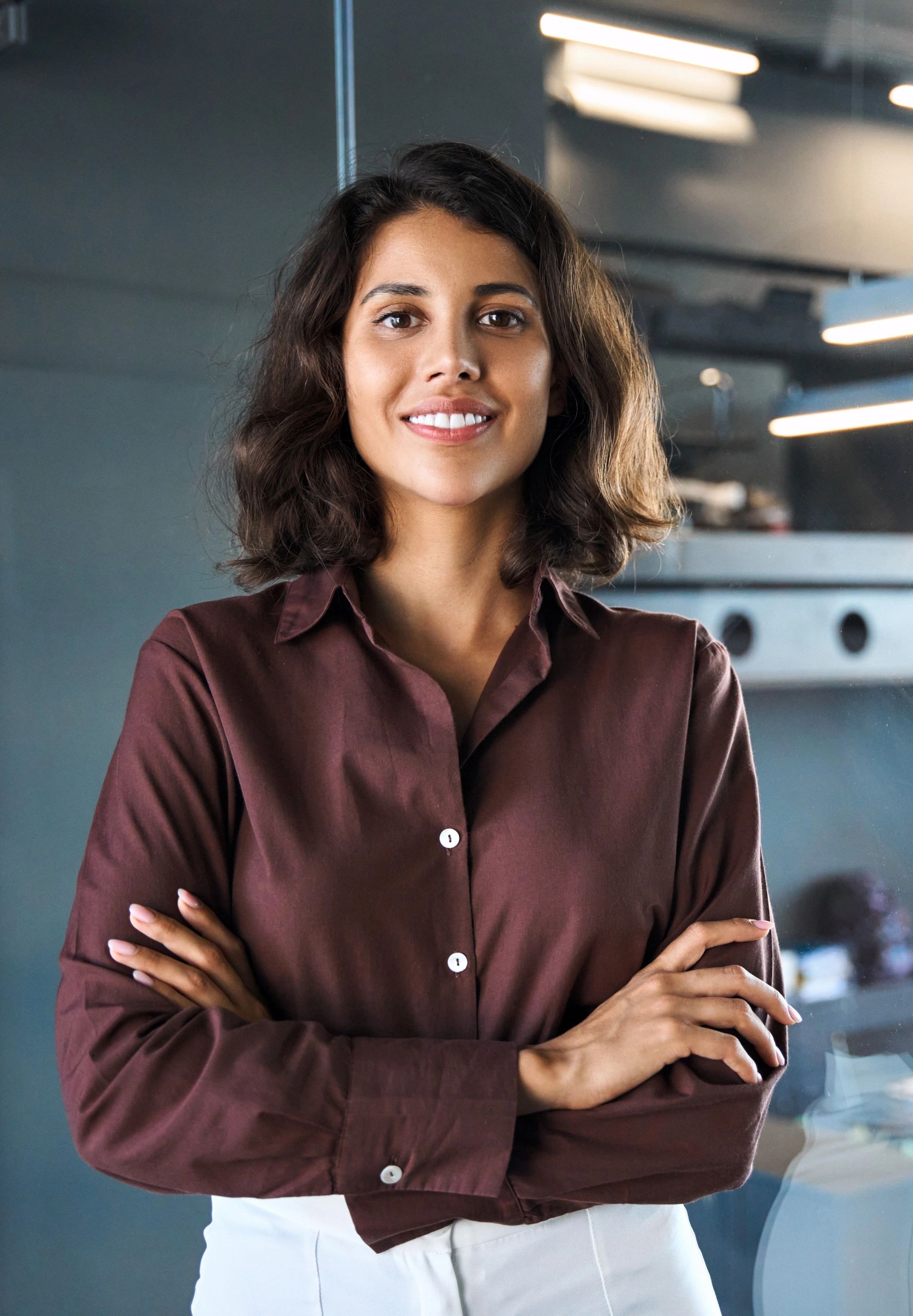 Professional team member portrait